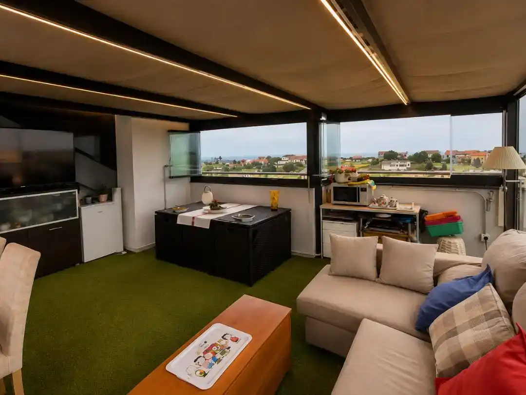 Terrace of Flat for sale in Santander  with Swimming Pool and Balcony