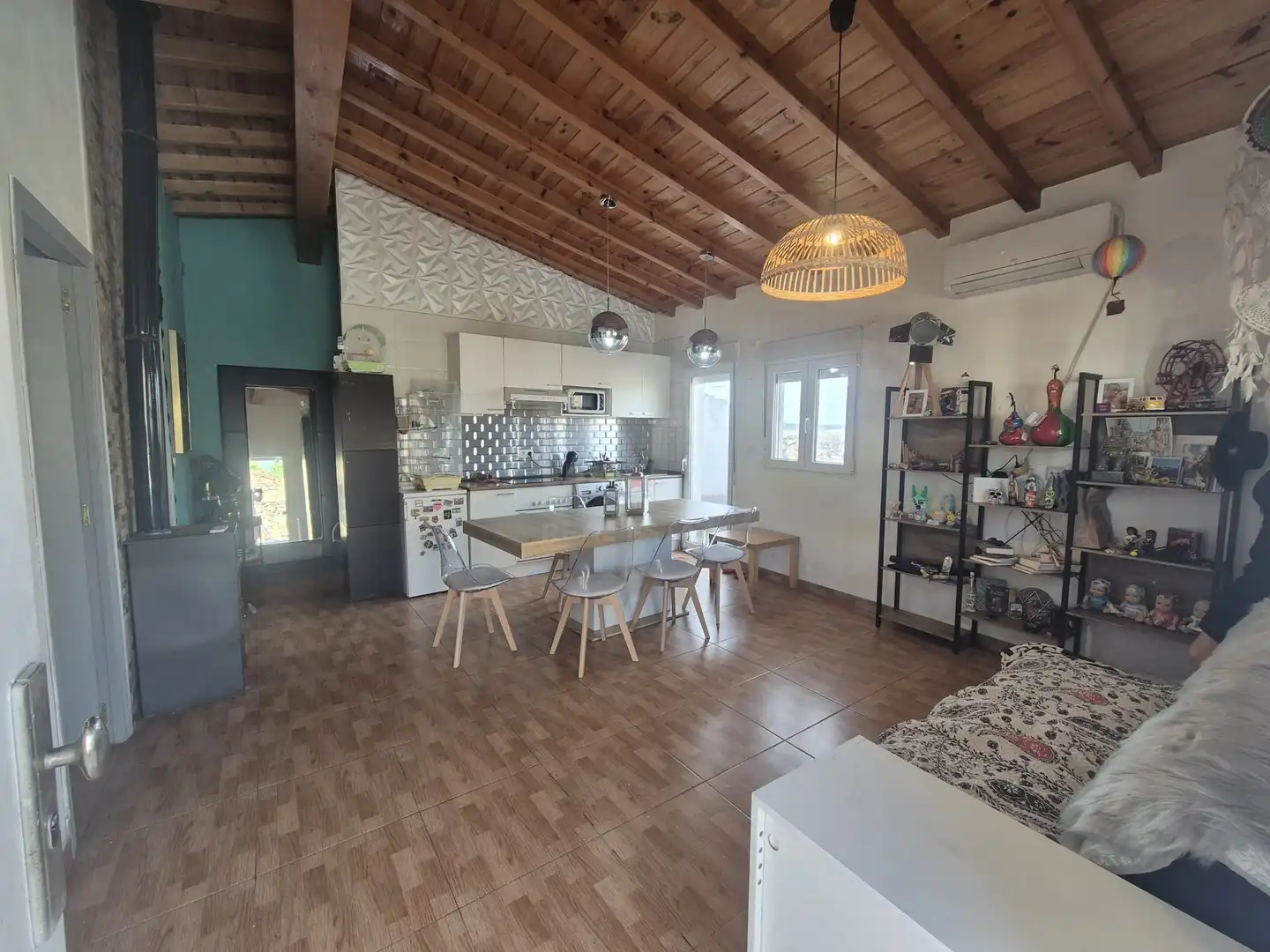 Kitchen of Country homes for sale in Bermellar  with Heating, Terrace and Swimming Pool