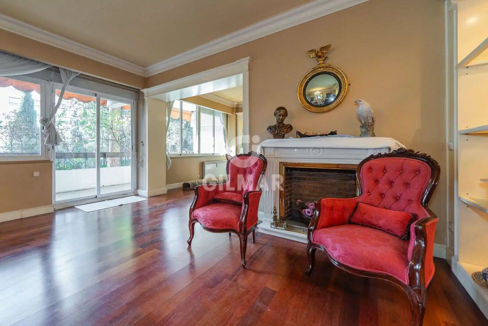 Sala de estar de Piso en venta en Madrid con Calefacción, Jardín privado y Trastero
