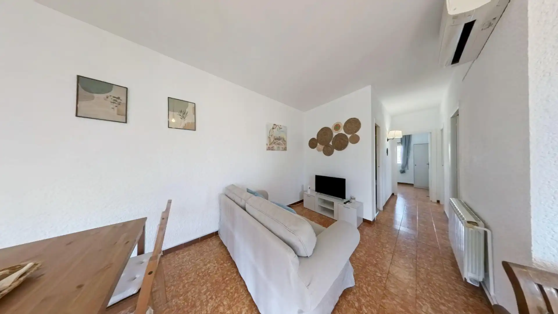 Sala d'estar de Apartament de lloguer en Cambrils amb Aire condicionat, Calefacció i Terrassa