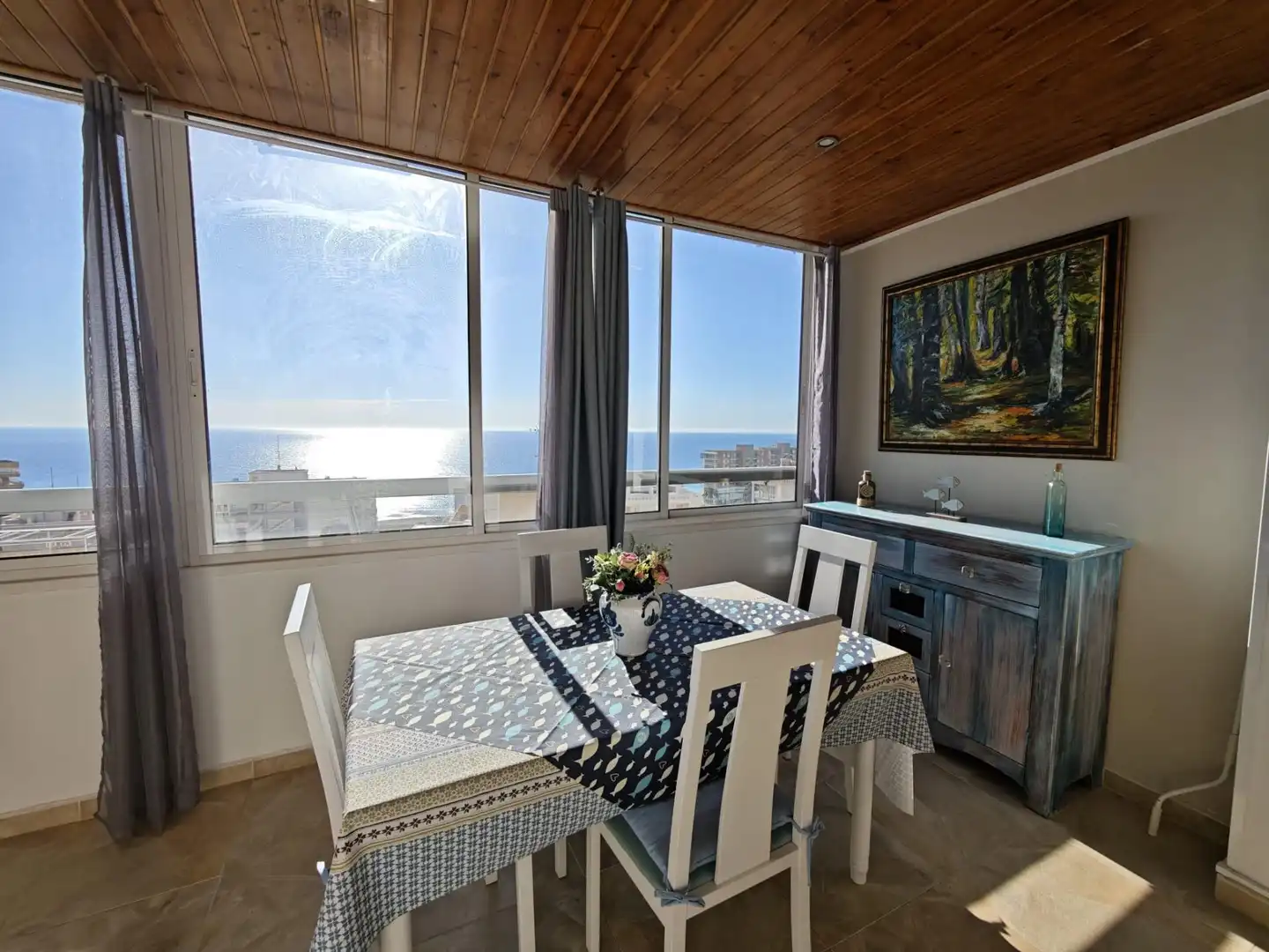 Comedor de Piso de alquiler en Elche / Elx con Amueblado y Piscina comunitaria