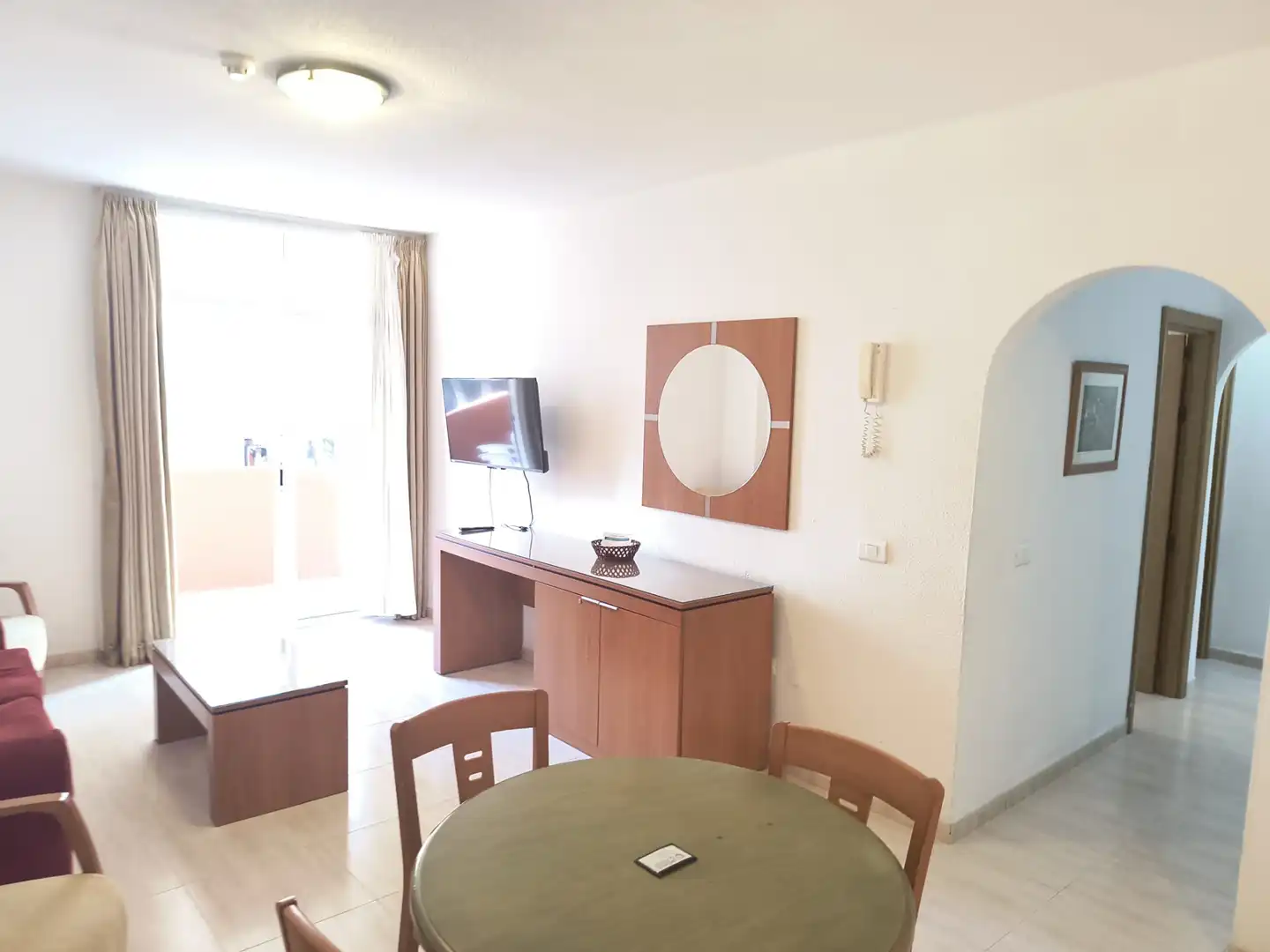 Esszimmer von Wohnung zum Verkauf in Puerto de la Cruz mit Möbliert, Ofen und Fernseher