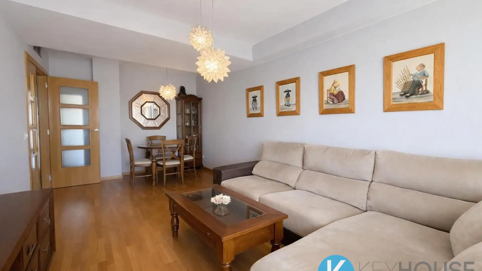 Living room of Flat for sale in  Madrid Capital  with Heating, Storage room and Sauna