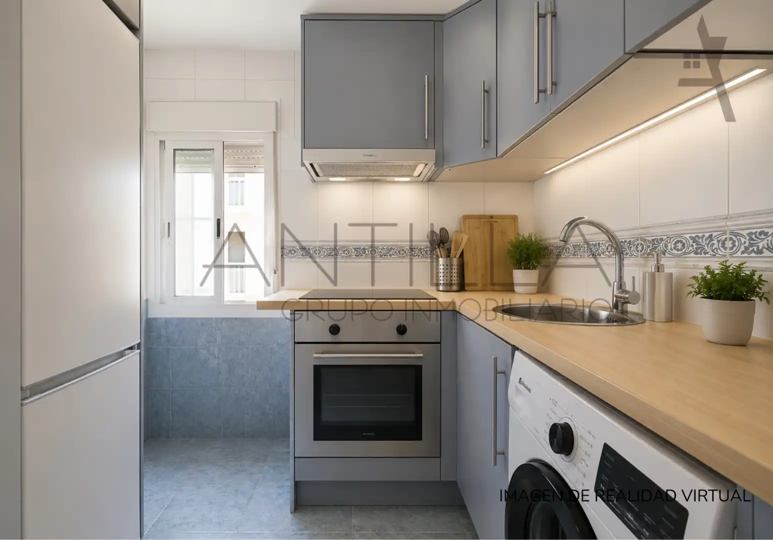 Kitchen of Flat for sale in Madrid  with Air Conditioner, Heating and Terrace