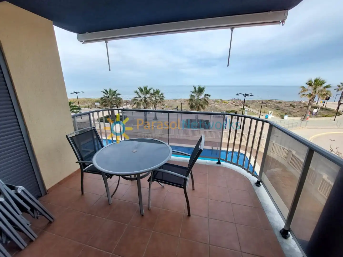 Terrasse von Wohnungen zur Miete in Guardamar de la Safor mit Klimaanlage, Heizung und Terrasse