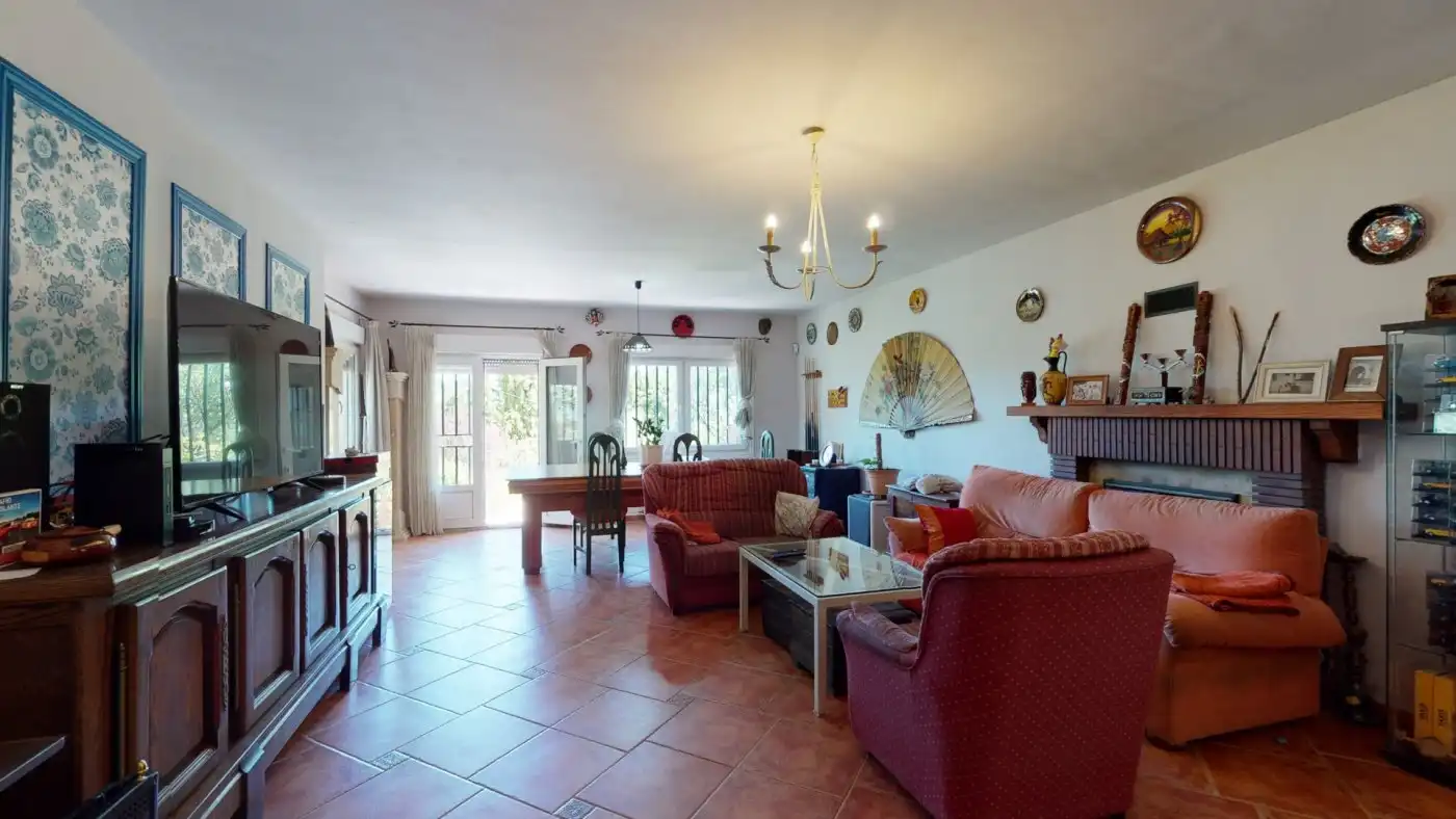 Sala de estar de Casa o chalet en venta en Villalbilla con Calefacción, Jardín privado y Terraza