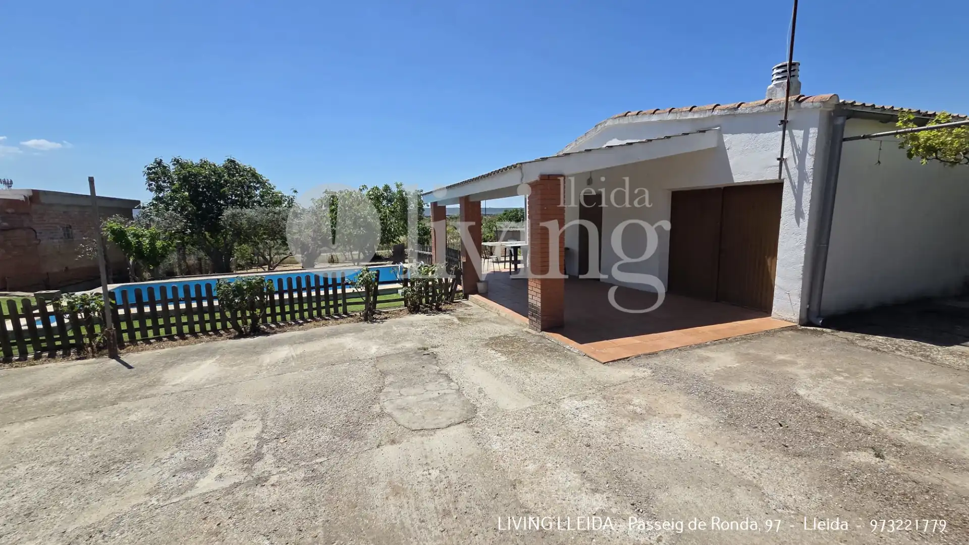 Garden of Houses for sale in Puigverd de Lleida  with Private garden, Swimming Pool and Furnished