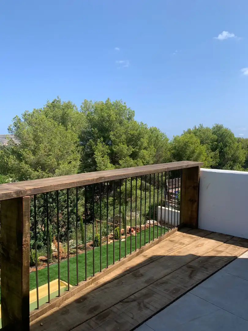 Terrassa de Casa o xalet en venda en Jávea / Xàbia amb Calefacció i Piscina