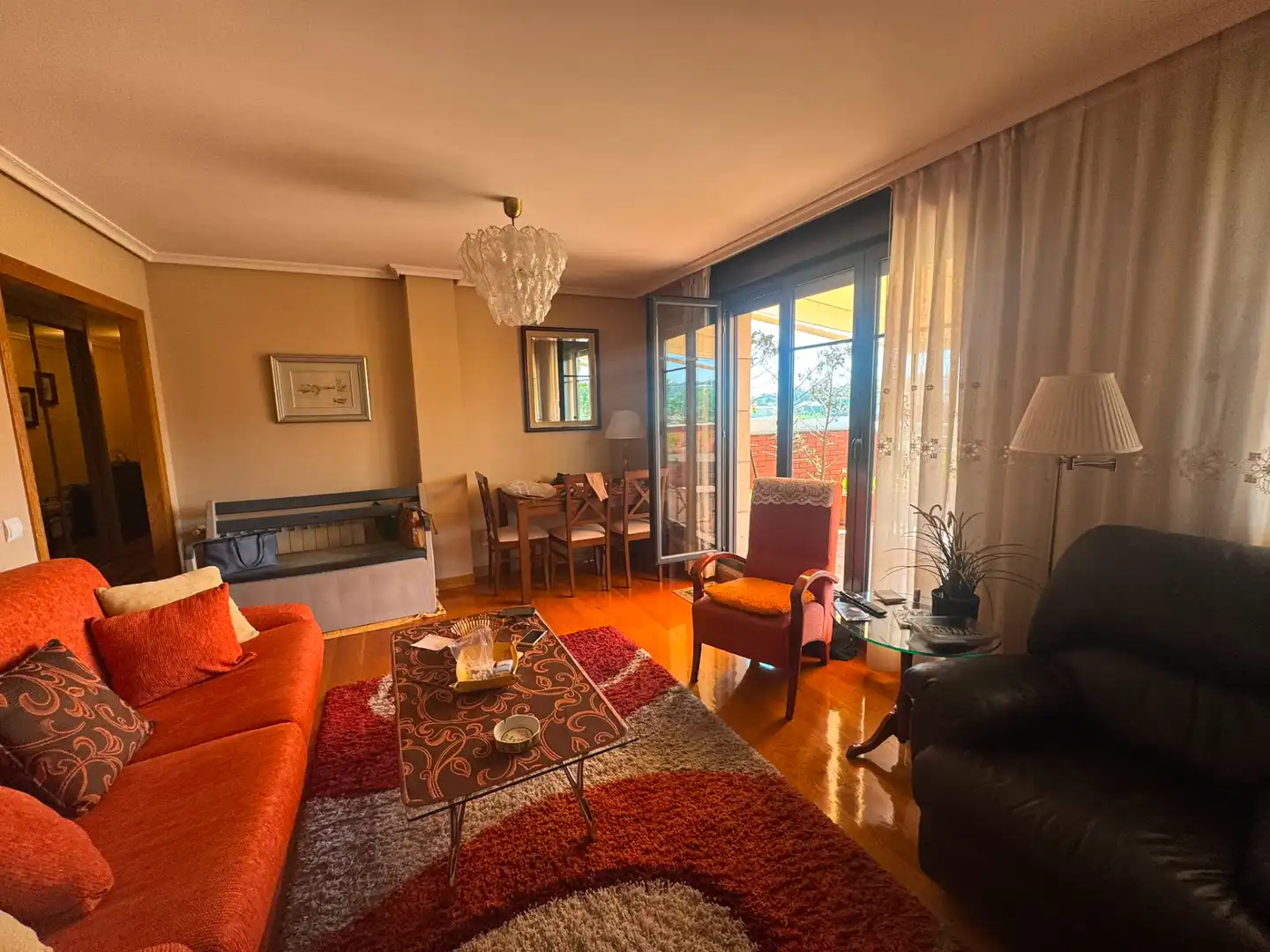 Sala d'estar de Pis en venda en Santander amb Calefacció, Parquet i Terrassa