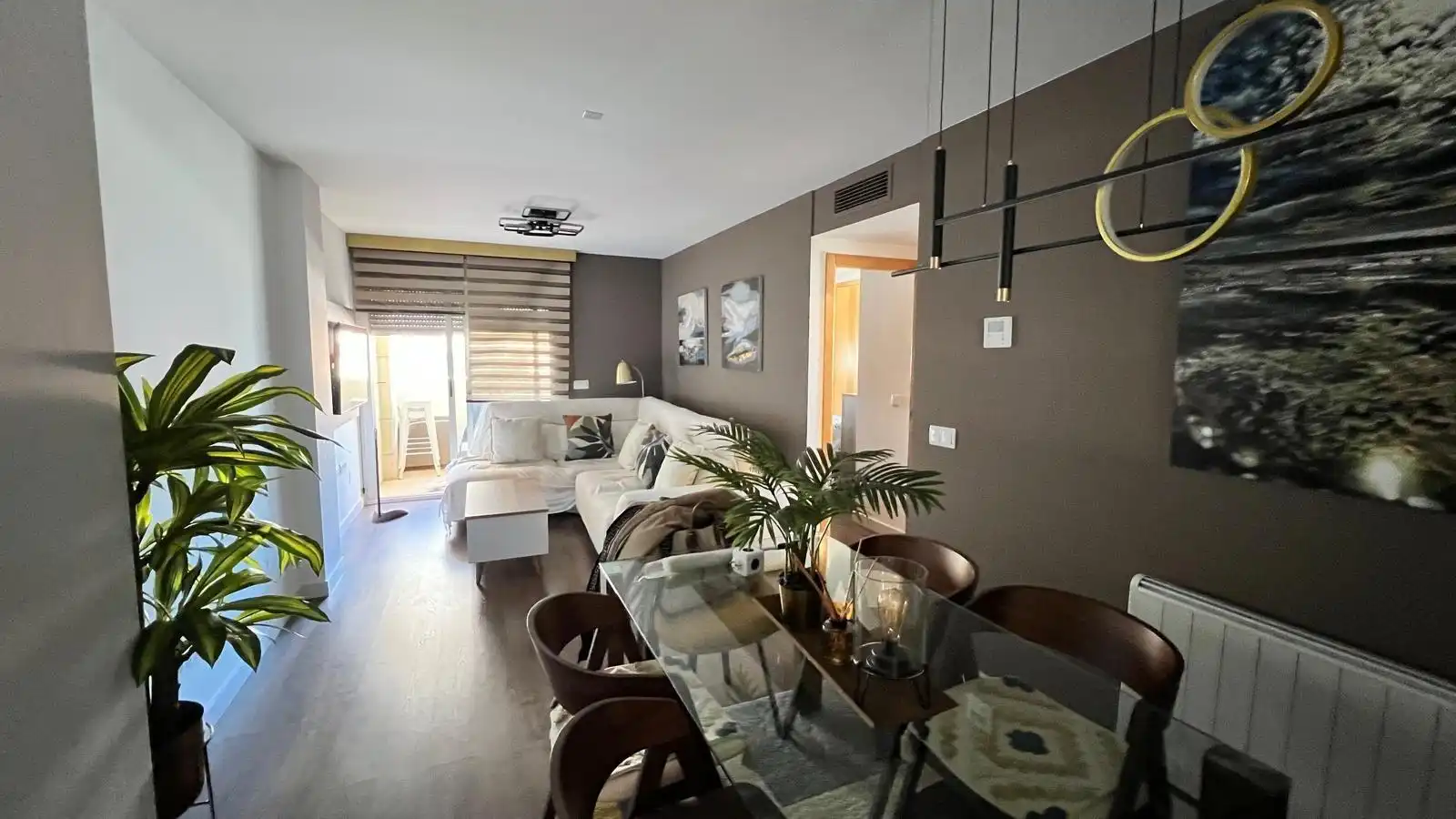 Living room of Flat for rent in Águilas  with Air Conditioner, Terrace and Furnished