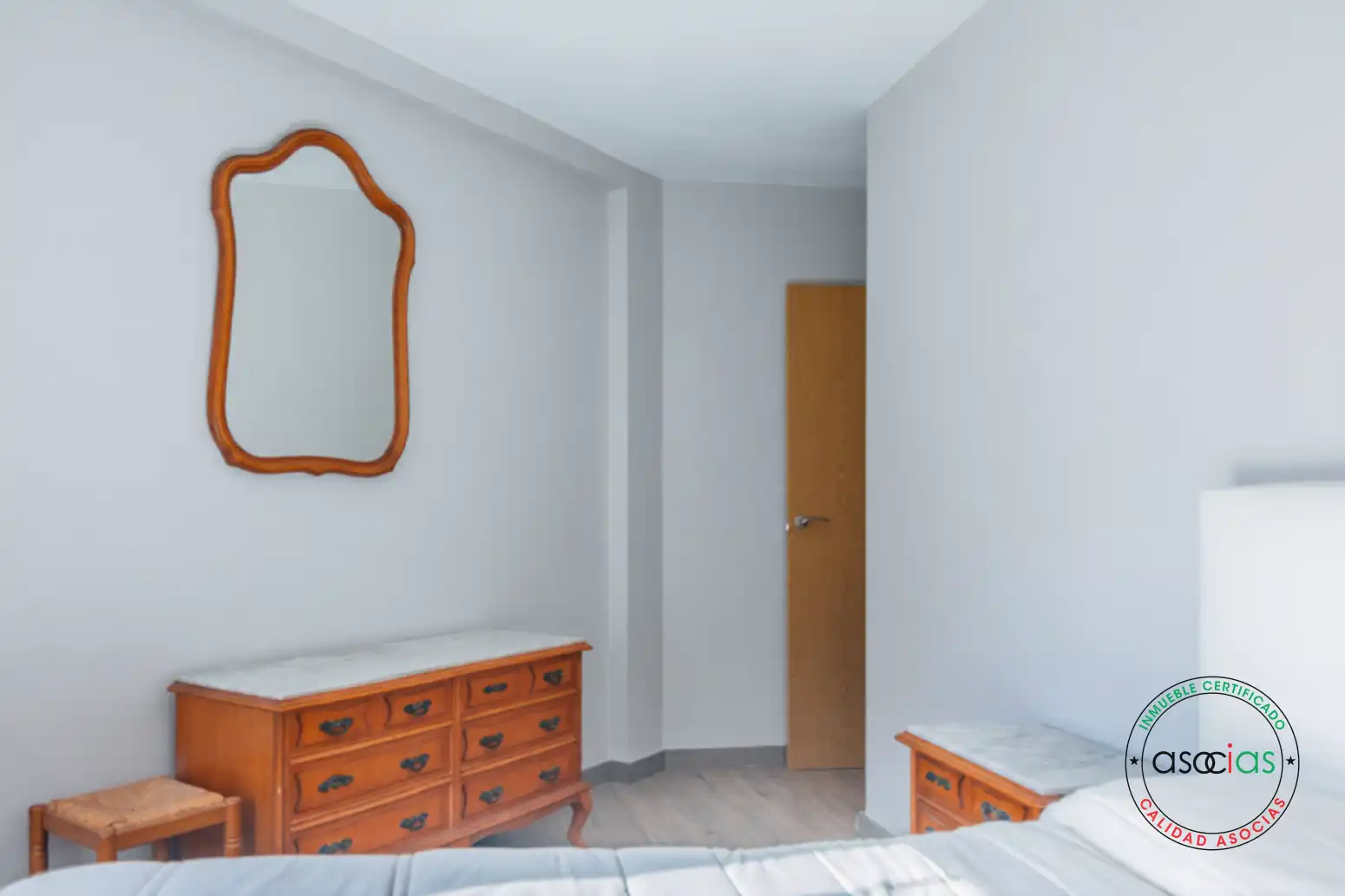 Bedroom of Flat for sale in Gijón   with Furnished