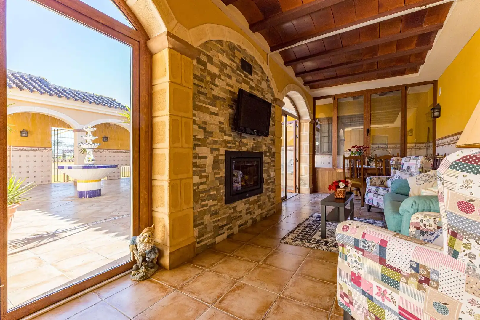 Sala de estar de Casa o chalet en venta en Murcia con Aire acondicionado, Calefacción y Jardín privado