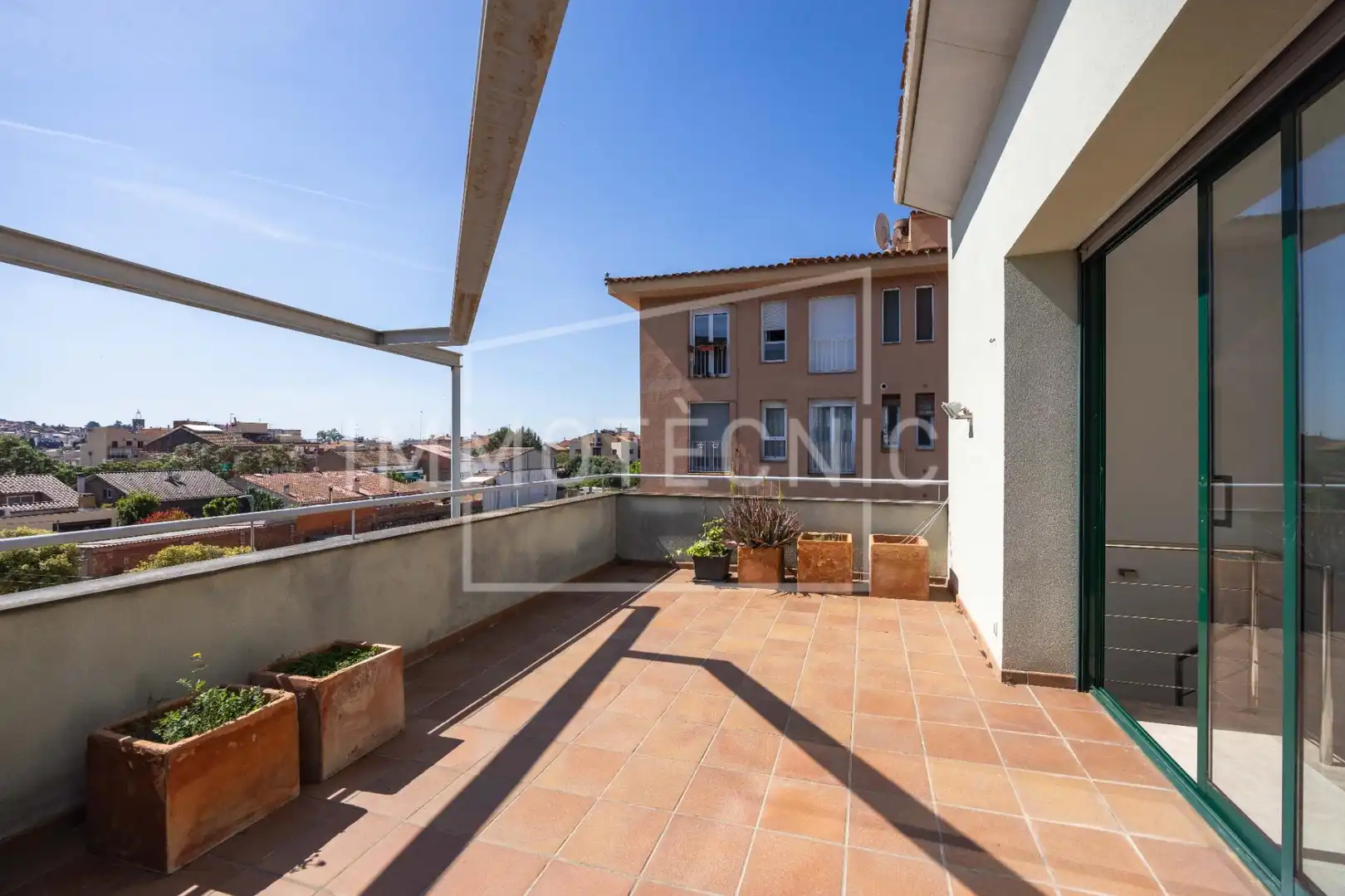 Terrasse von Einfamilien-Reihenhaus zum Verkauf in La Garriga mit Heizung und Terrasse