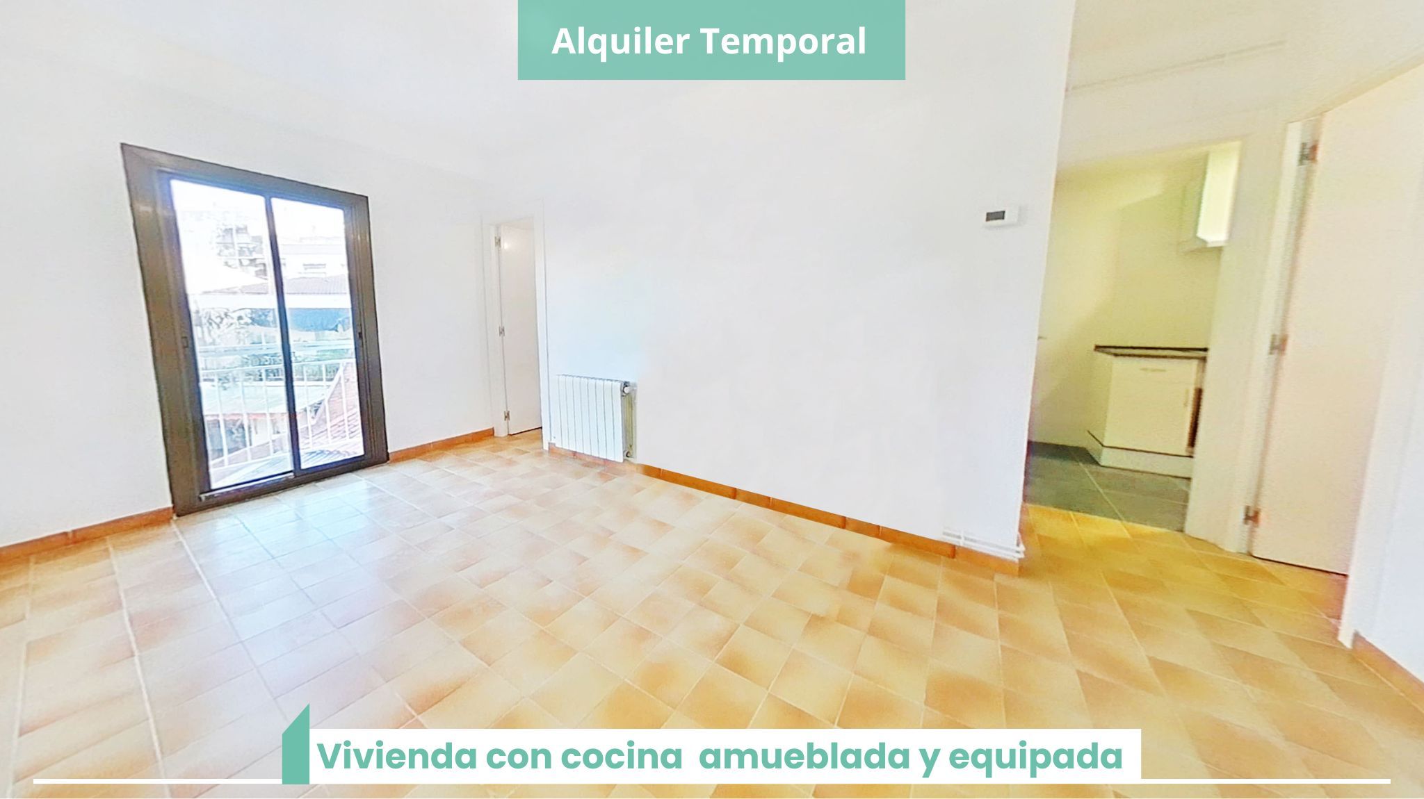 Cuina de Pis de lloguer en Sabadell amb Calefacció, Forn i Balcó