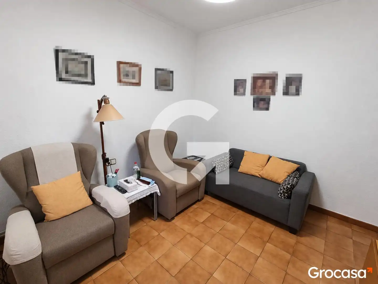 Sala d'estar de Pis en venda en Sant Vicenç Dels Horts amb Calefacció, Terrassa i Traster