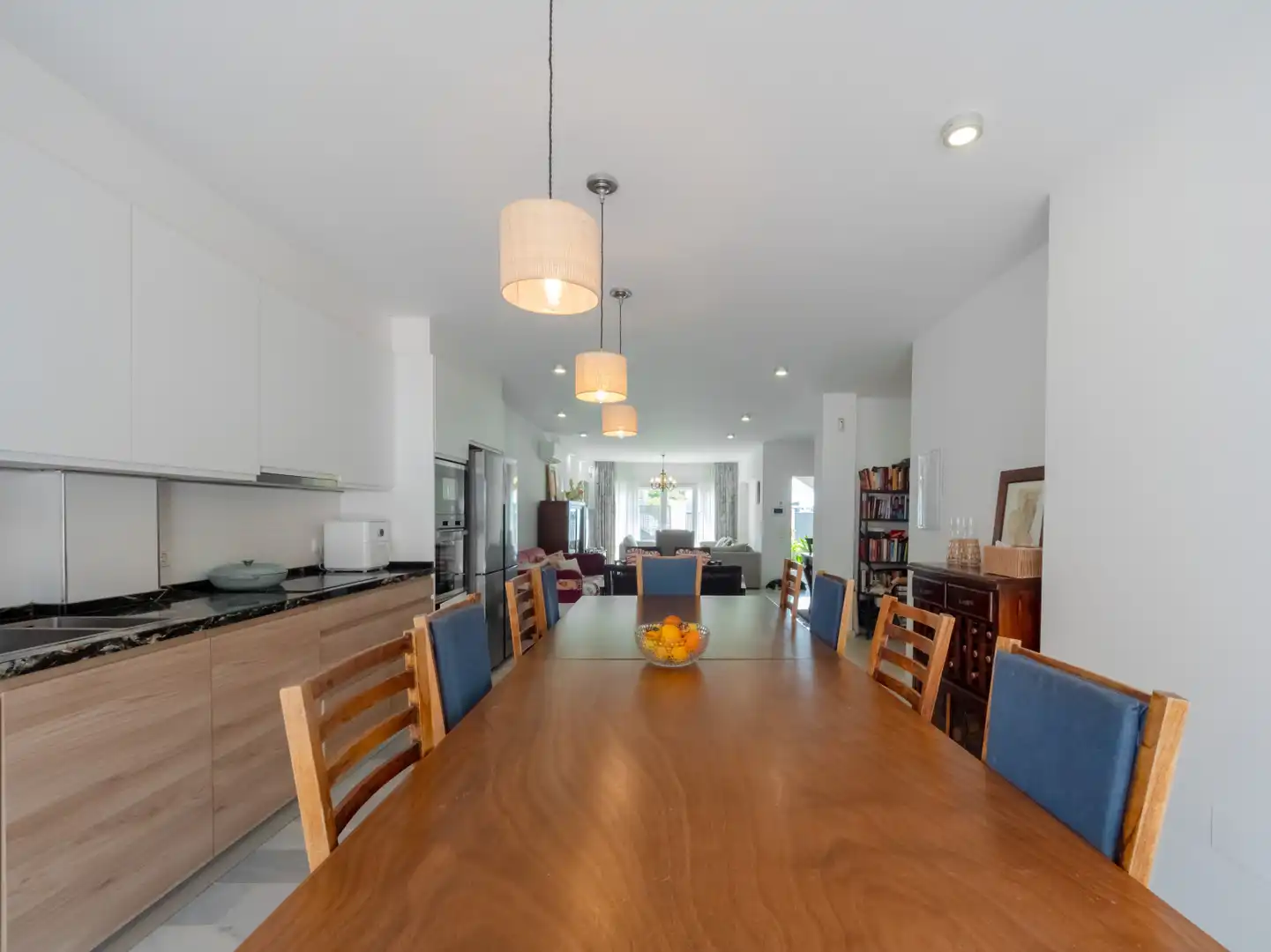 Dining room of Houses for sale in Elviria - Cabopino