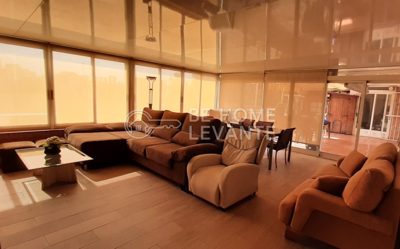 Living room of Flat to rent in Alicante / Alacant  with Air Conditioner, Heating and Terrace