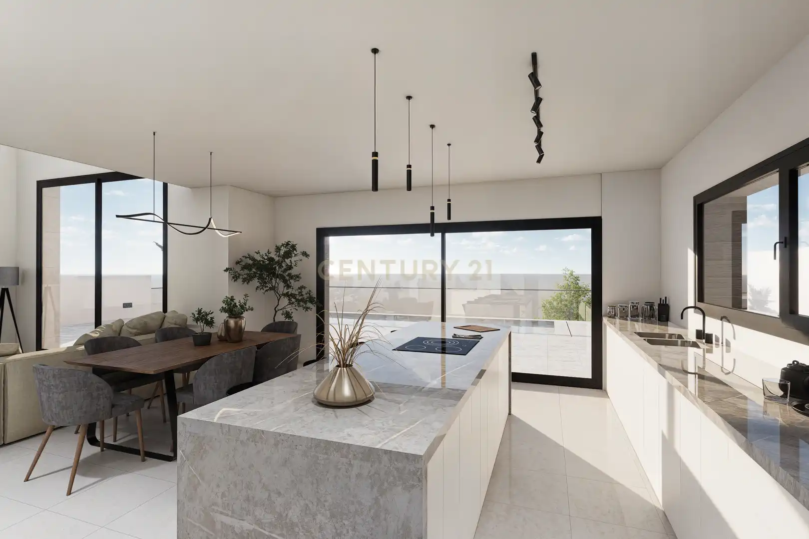 Kitchen of Houses for sale in La Zubia  with Storage room, Swimming Pool and TV