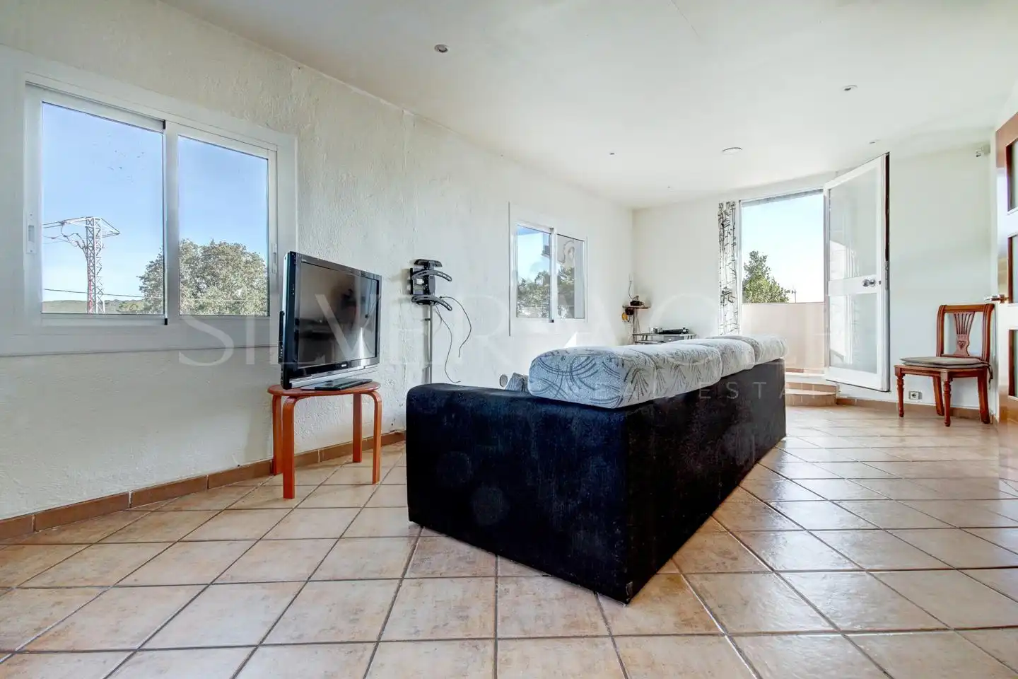 Sala d'estar de Casa o xalet en venda en Pontons amb Jardí privat, Terrassa i Traster