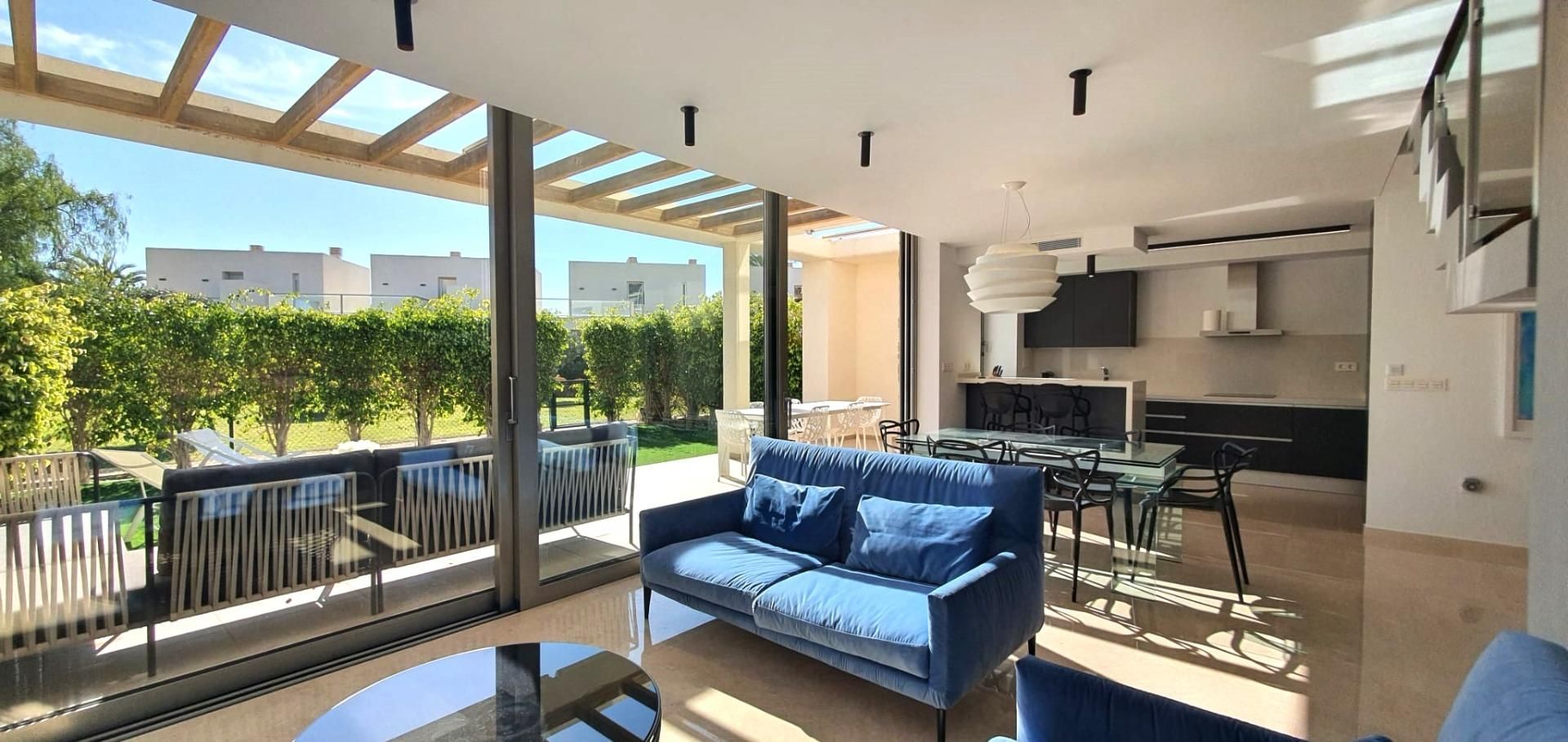 Terrace of House or chalet for sale in Villajoyosa / La Vila Joiosa  with Air Conditioner, Heating and Private garden