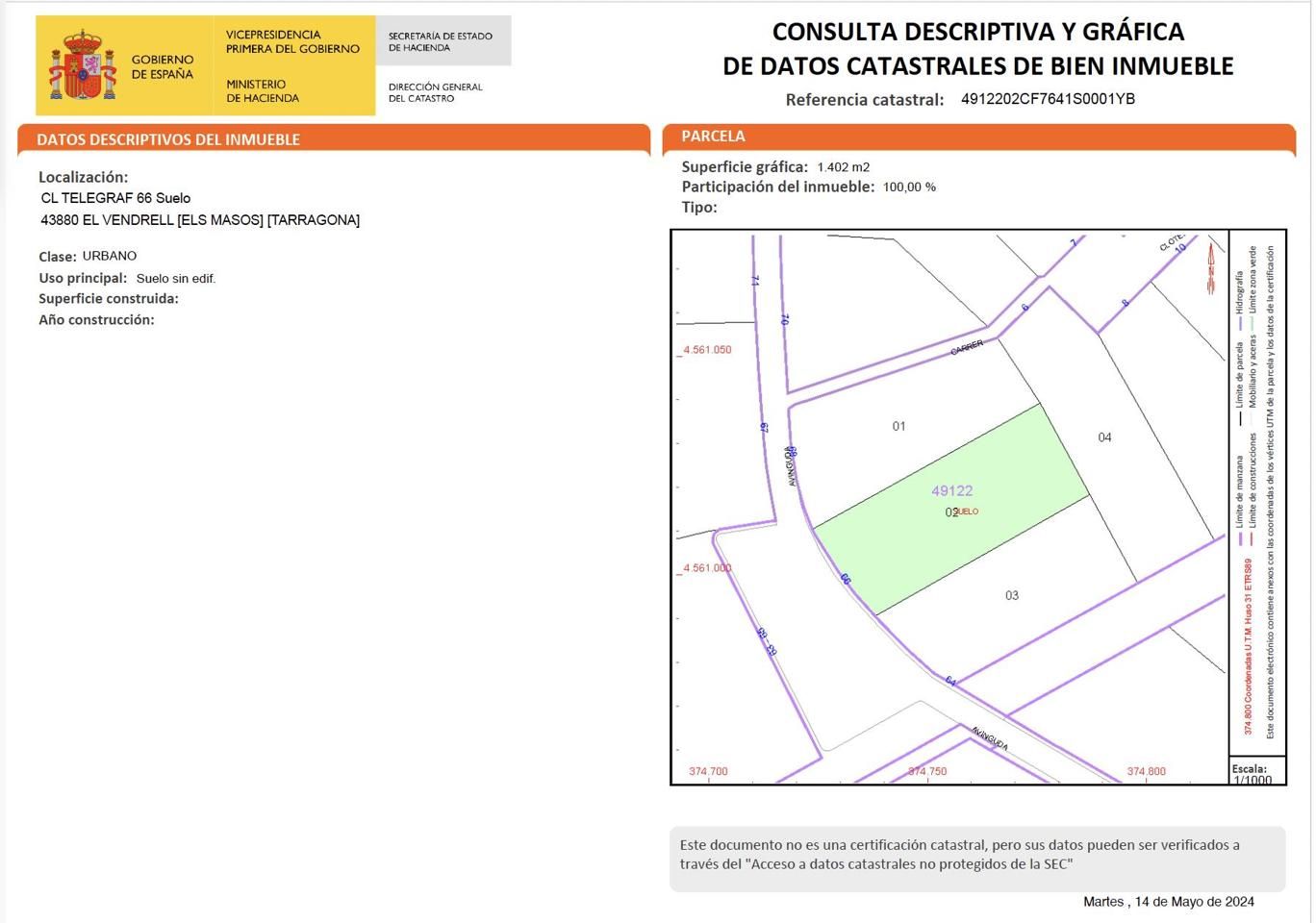 Residential for sale in El Vendrell