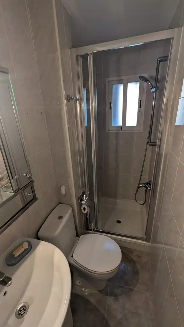 Bany de Pis de lloguer en Madrid amb Aire condicionat, Calefacció i Moblat