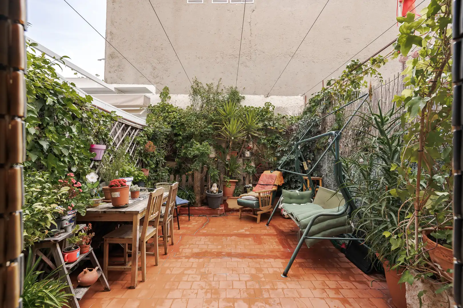 Terrasse von Wohnung zum Verkauf in Madrid mit Privatgarten, Terrasse und Balkon