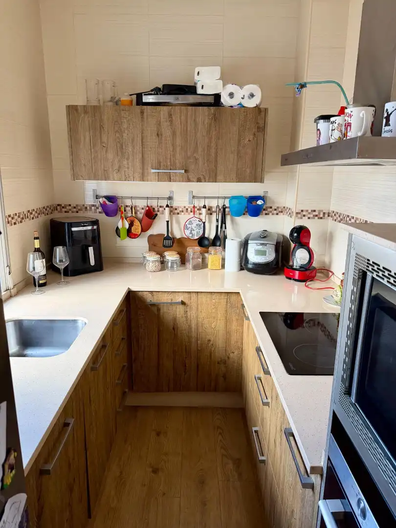 Cocina de Casa adosada en venta en Villanueva del Ariscal