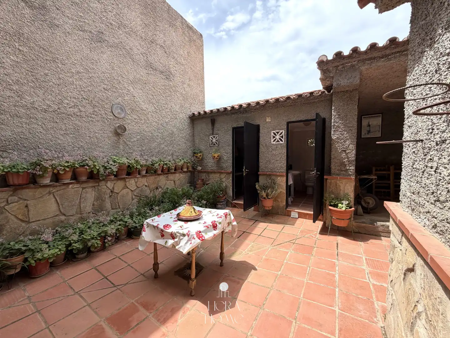 Terraza de Finca rústica en venta en Álora con Jardín privado y Amueblado