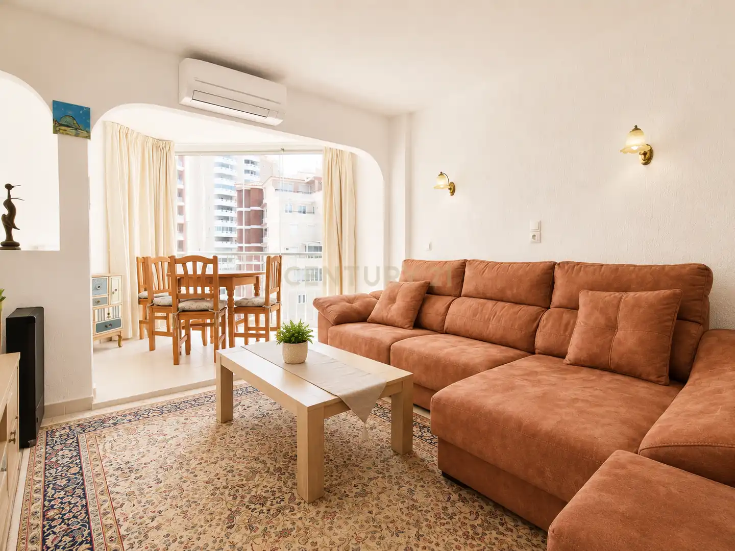 Sala d'estar de Apartament de lloguer en Calpe / Calp