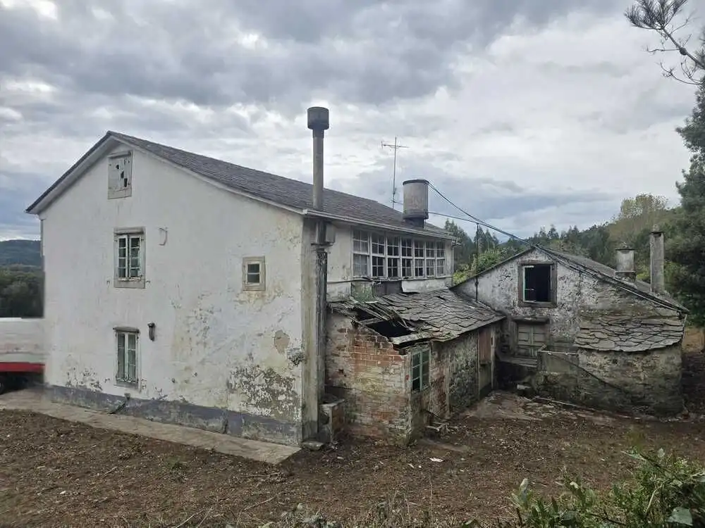 Vista exterior de Finca rústica en venda en As Somozas  amb Terrassa i Traster