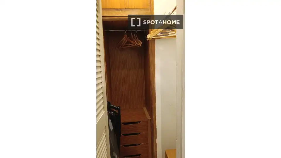 Habitación de Piso de alquiler en Madrid con Aire acondicionado, Calefacción y Amueblado
