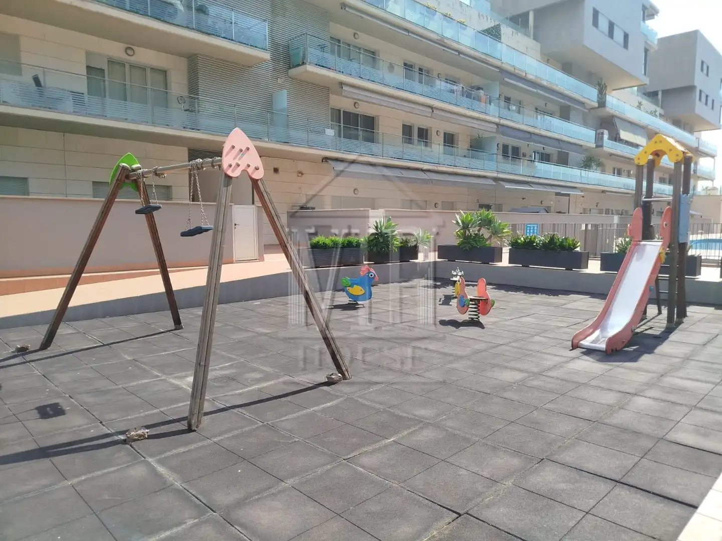 Terrace of Flat for sale in Badalona  with Air Conditioner, Heating and Furnished