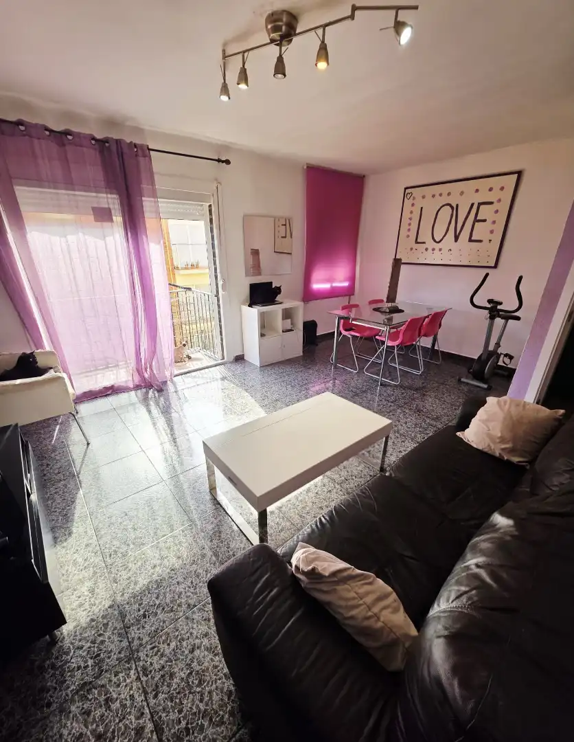 Sala de estar de Piso en venta en Terrassa con Calefacción y Balcón