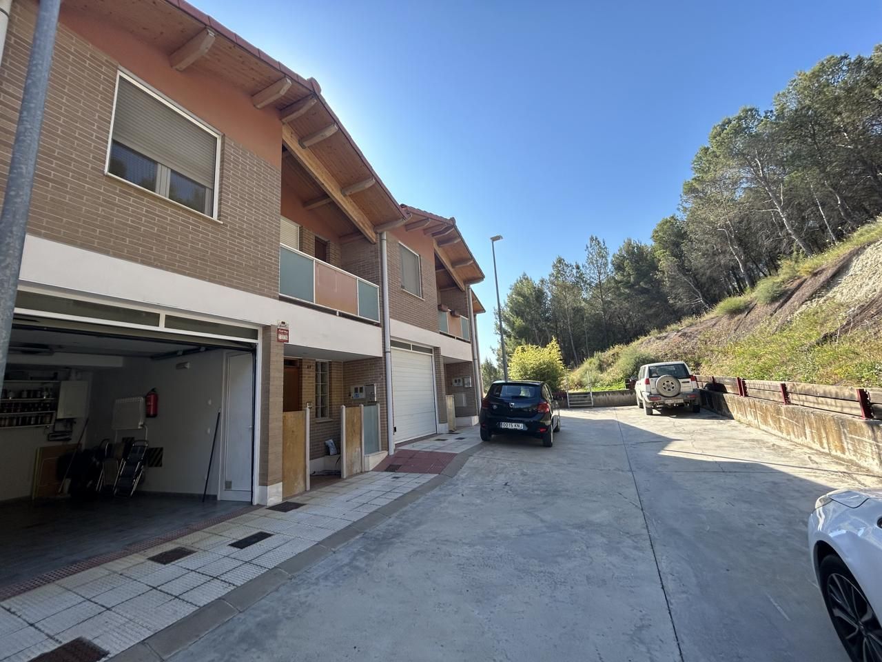 Vista exterior de Casa o xalet en venda en Caparroso amb Calefacció, Jardí privat i Terrassa