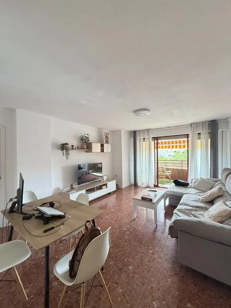 Sala d'estar de Pis en venda en Alicante / Alacant amb Jardí privat, Terrassa i Traster