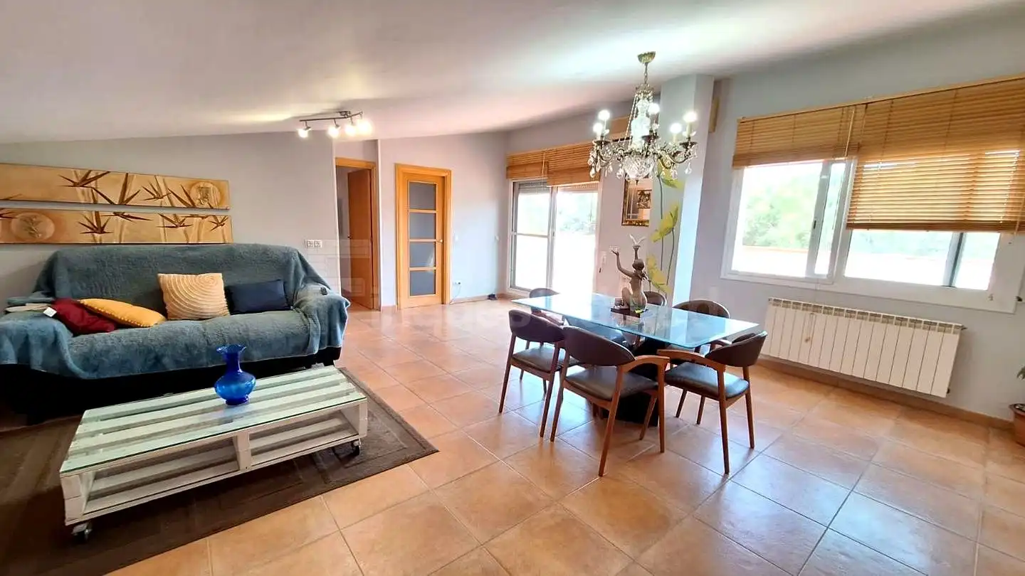 Sala d'estar de Casa o xalet en venda en Argentona amb Aire condicionat, Terrassa i Balcó