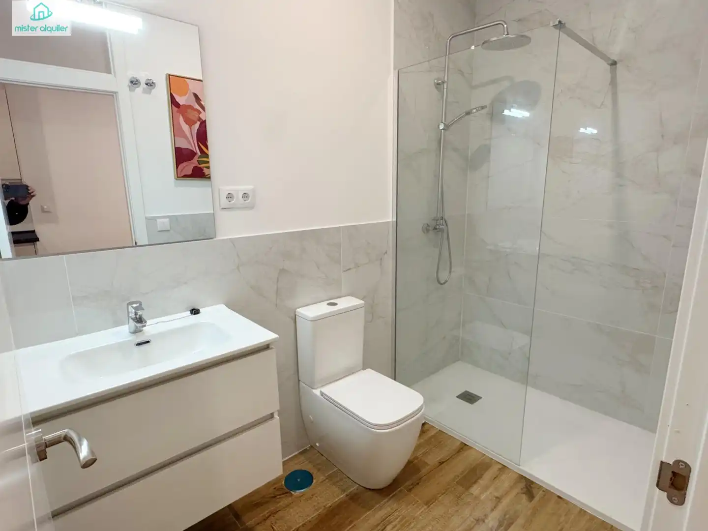 Baño de Planta baja de alquiler en San Vicente del Raspeig / Sant Vicent del Raspeig con Aire acondicionado, Calefacción y Amueblado