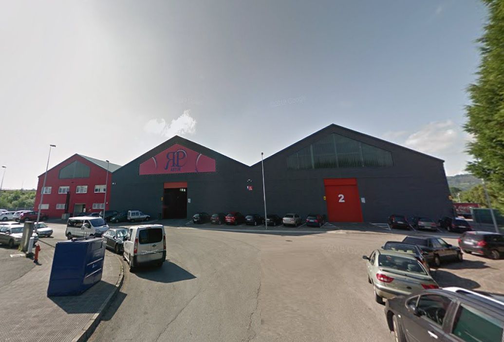 Exterior view of Industrial buildings for sale in Siero