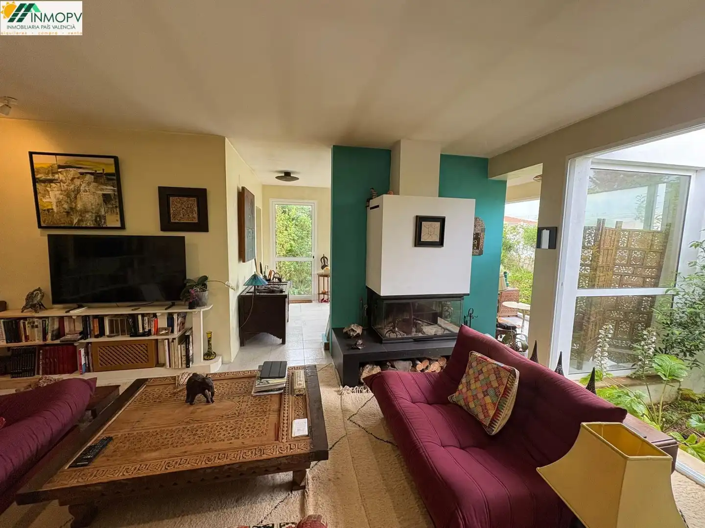 Sala de estar de Casa adosada en venta en Vinaròs con Calefacción, Jardín privado y Terraza