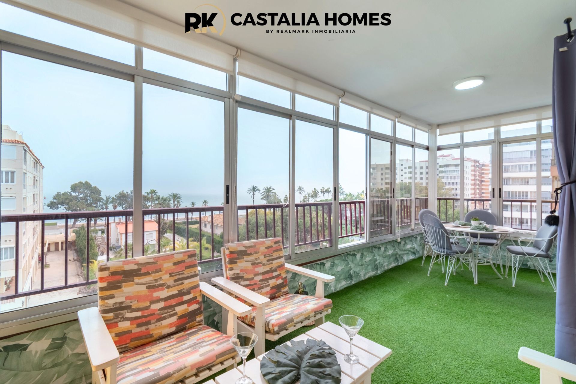 Dormitori de Apartament en venda en Benicasim / Benicàssim amb Terrassa i Piscina comunitària