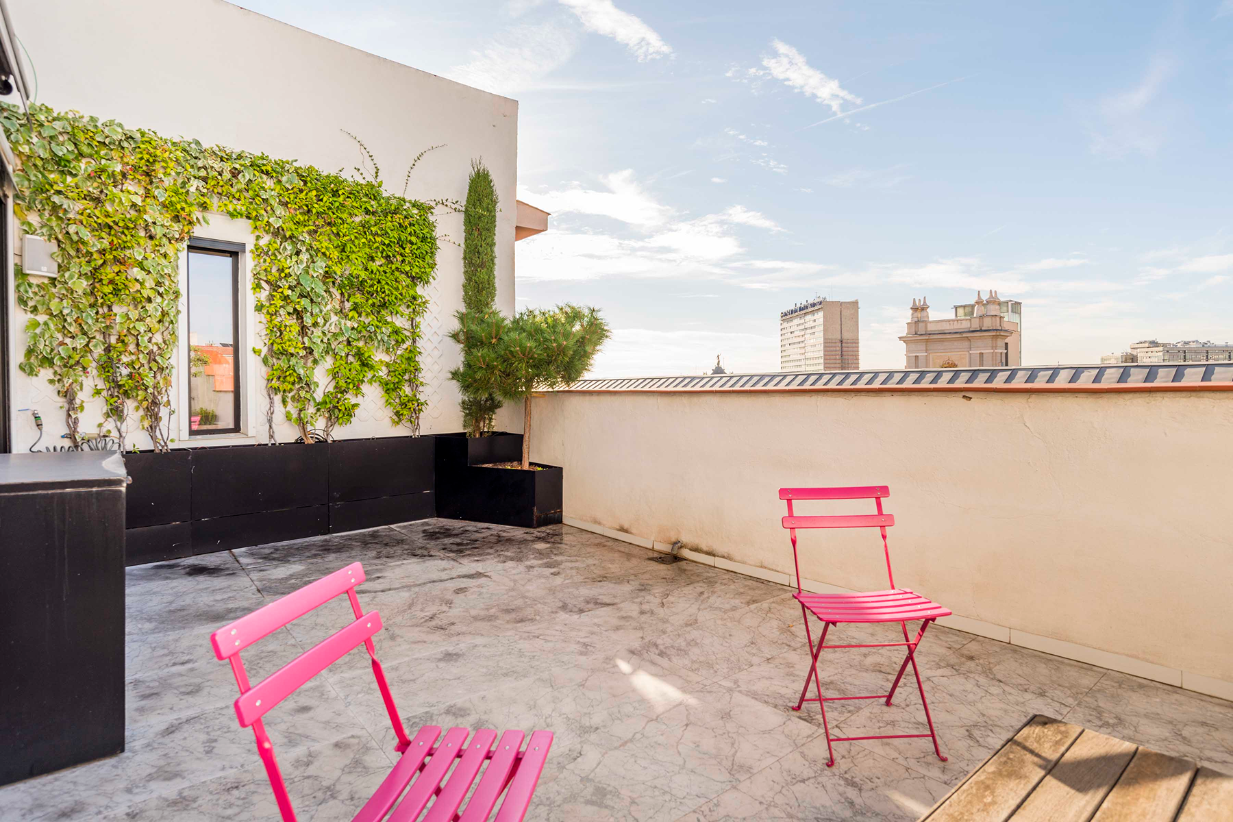 Terrassa de Apartament en venda en  Madrid Capital amb Aire condicionat, Calefacció i Terrassa