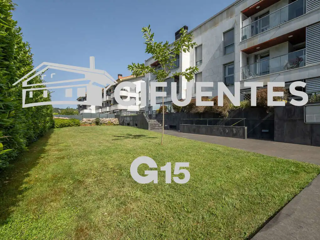 Vista exterior de Pis en venda en Orio amb Calefacció, Jardí privat i Terrassa