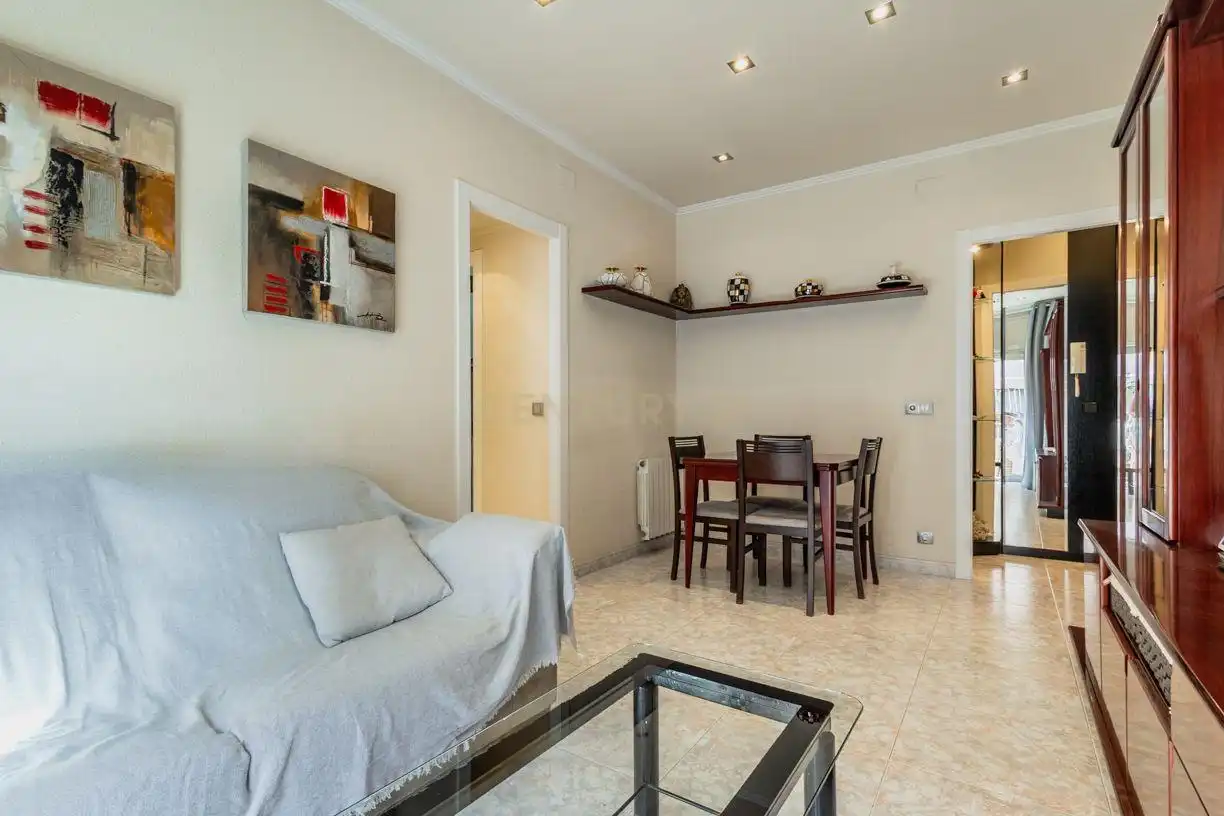 Sala d'estar de Apartament en venda en Sant Joan Despí amb Aire condicionat