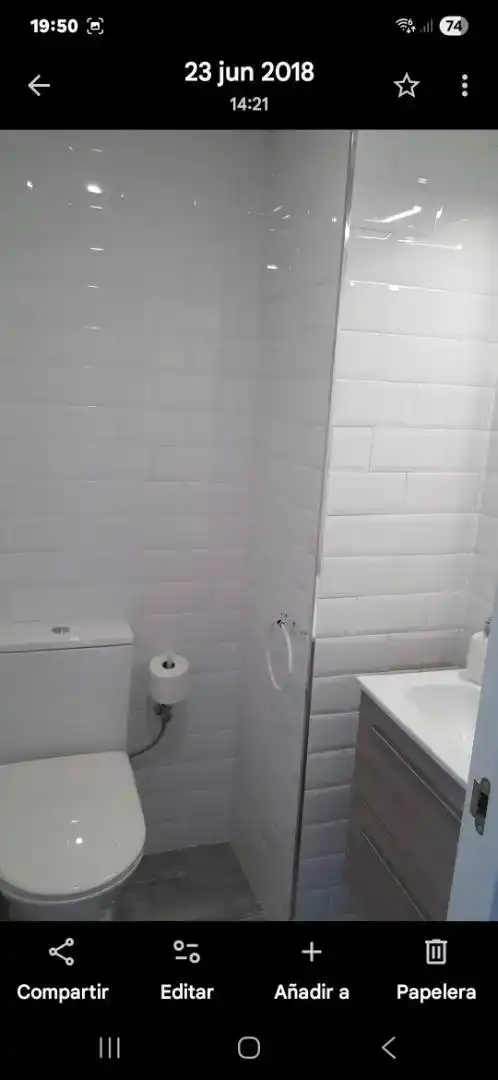 Bathroom of Flat for sale in Dénia  with Air Conditioner, Storage room and Furnished