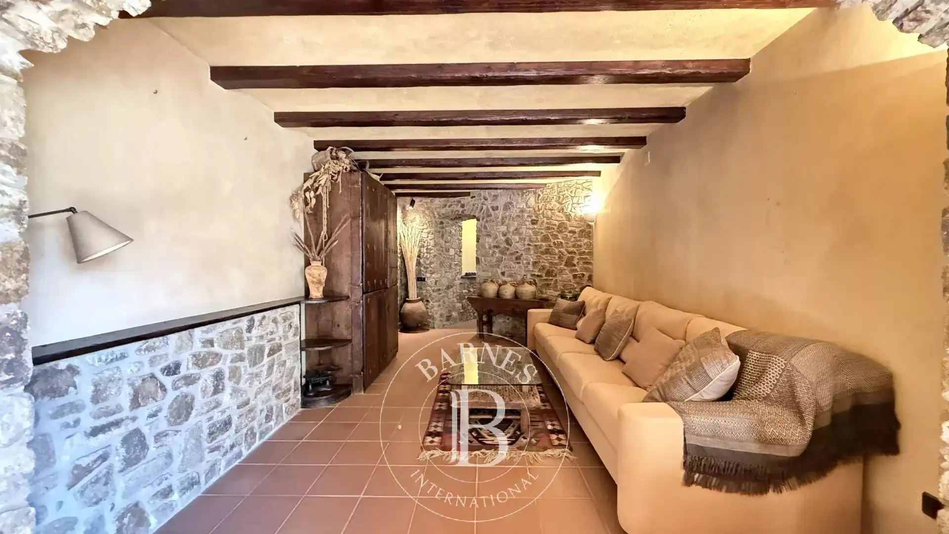 Sala d'estar de Casa o xalet en venda en Montornès del Vallès amb Aire condicionat, Calefacció i Jardí privat