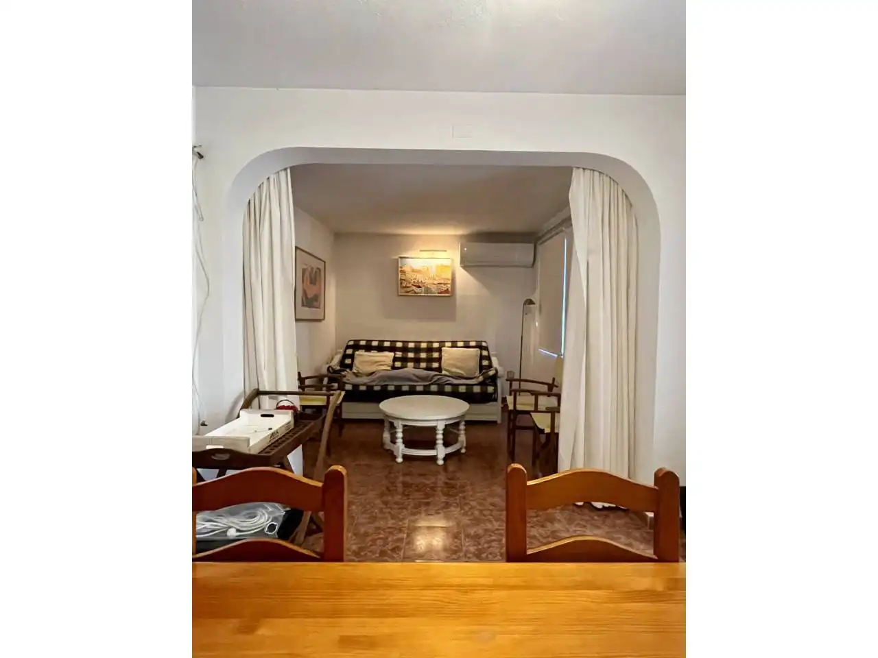 Sala d'estar de Casa o xalet de lloguer en El Campello amb Aire condicionat, Terrassa i Moblat