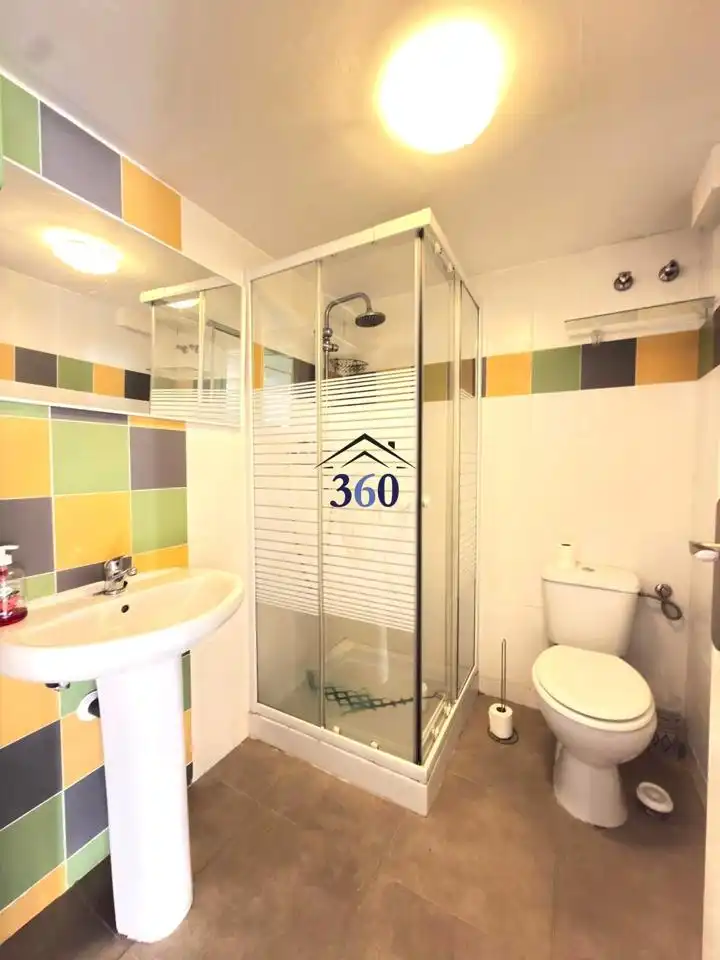 Badezimmer von Haus oder Chalet zur Miete in Cáceres mit Klimaanlage