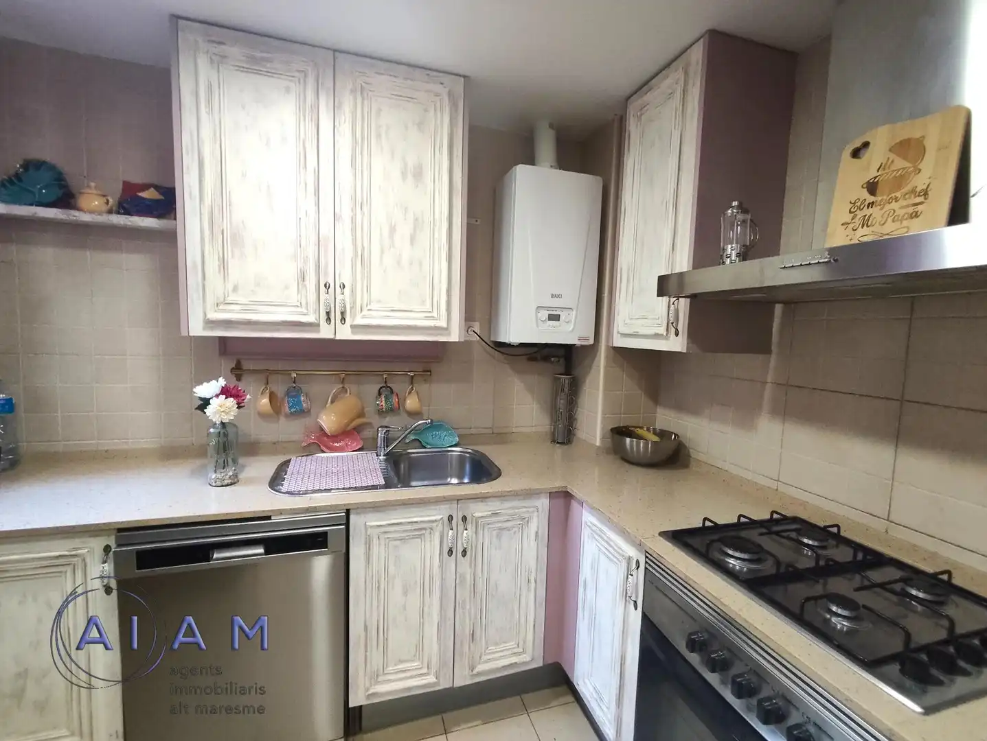 Kitchen of Flat for sale in Tordera  with Air Conditioner and Heating