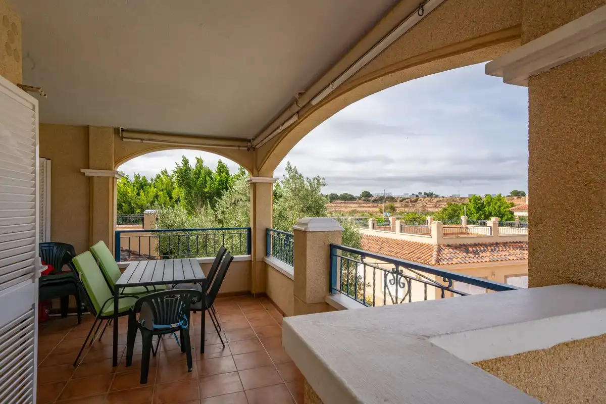 Terrassa de Dúplex en venda en Pilar de la Horadada amb Aire condicionat, Calefacció i Jardí privat